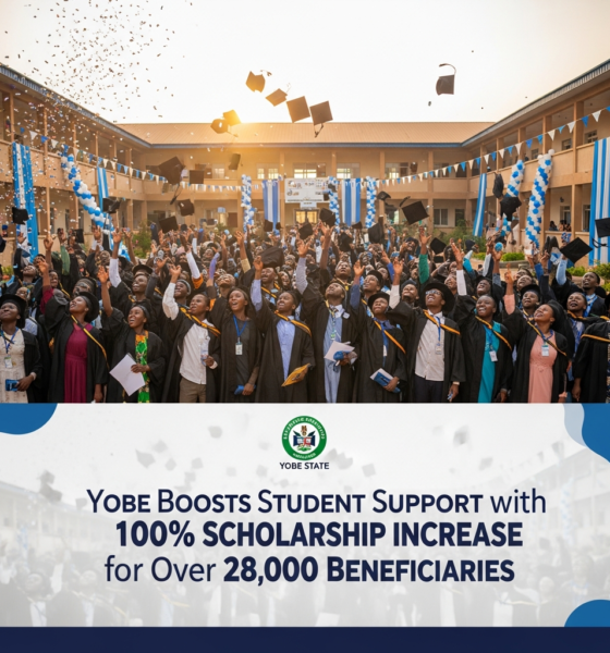 Yobe Boosts Student Support with 100% Scholarship Increase for Over 28,000 Beneficiaries