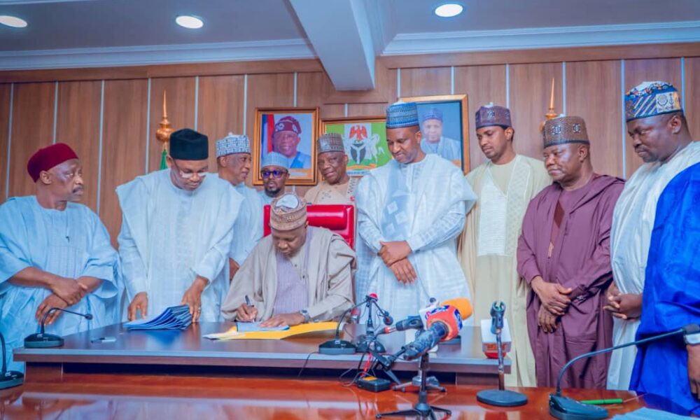 Gombe Sets the Pace as Inuwa Yahaya Assents to N617.95bn 2026 Budget.