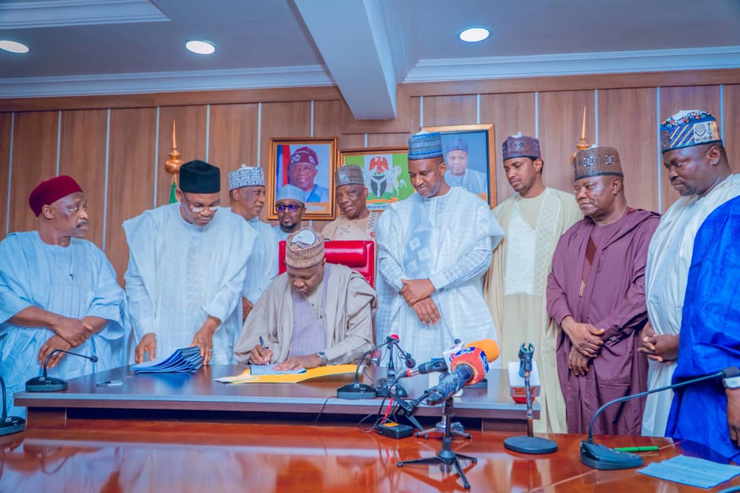Gombe Sets the Pace as Inuwa Yahaya Assents to N617.95bn 2026 Budget.