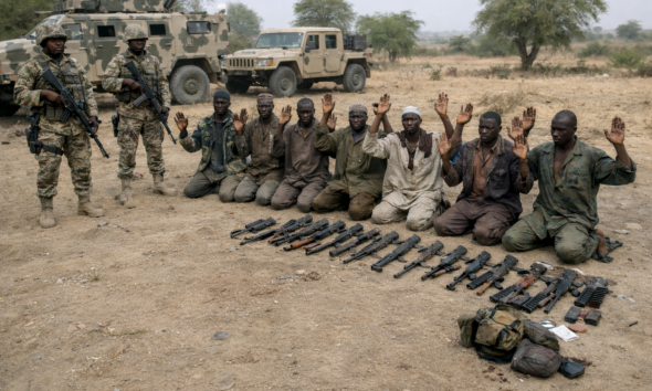 Army neutralizes 8 terrorists, 11 surrendered with their rifles in Borno 