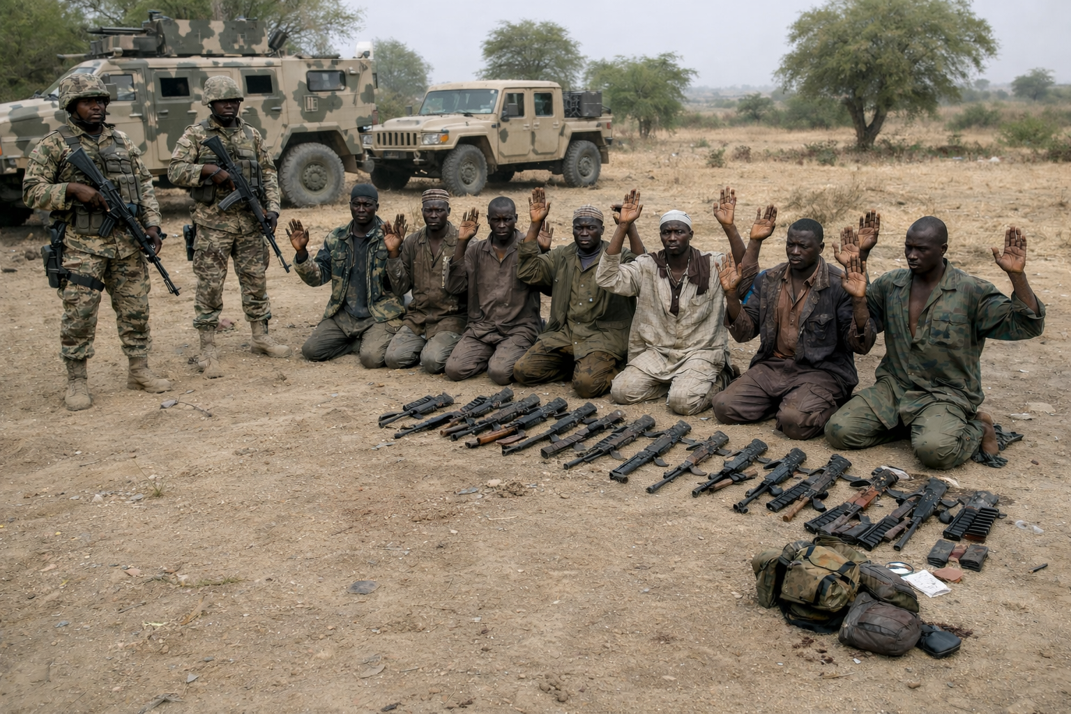 Army neutralizes 8 terrorists, 11 surrendered with their rifles in Borno 