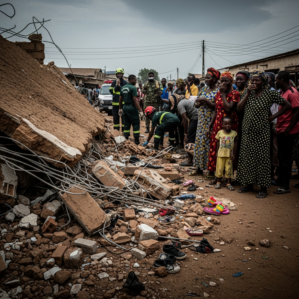 Tragedy in Maiduguri as Collapsing Wall Kills Five Children.