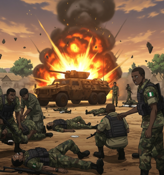 Vehicle-borne IED kills a dozen soldiers, Civilian JTF in Borno