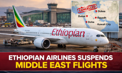 Airspace Tensions Ground Flights: Ethiopian Airlines Suspends 10 Middle East Routes