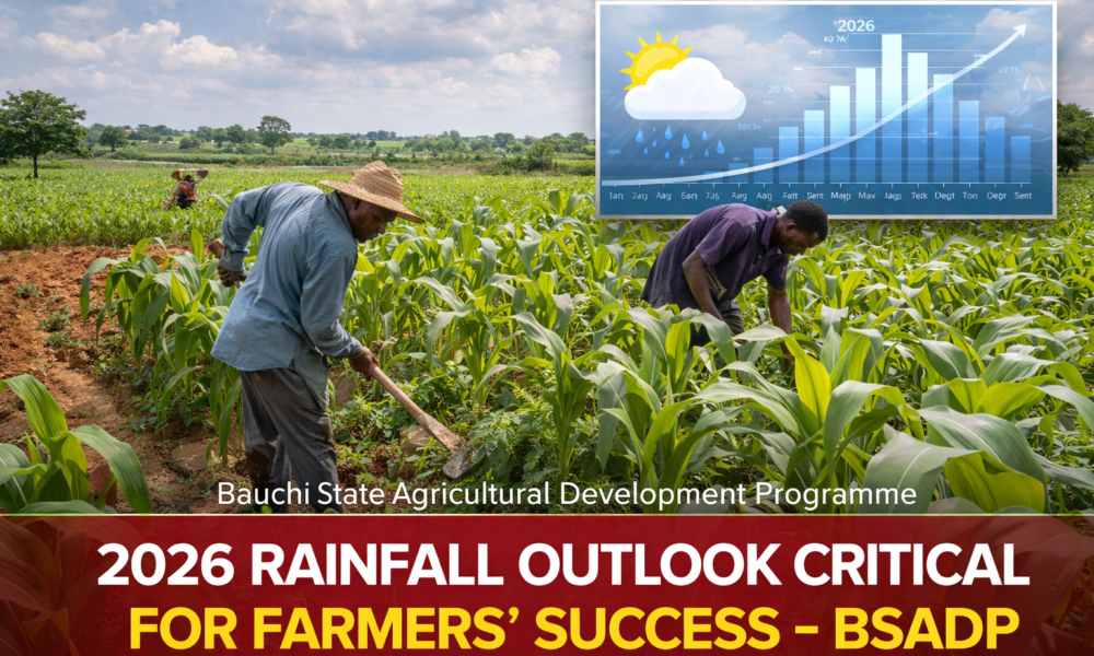 2026 Rainfall Outlook Critical for Farmers’ Success, Says Bauchi Agric Agency