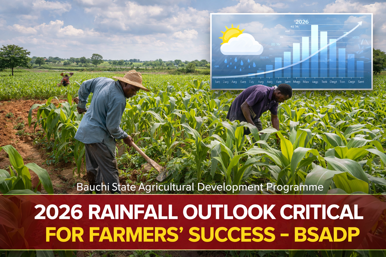 2026 Rainfall Outlook Critical for Farmers’ Success, Says Bauchi Agric Agency