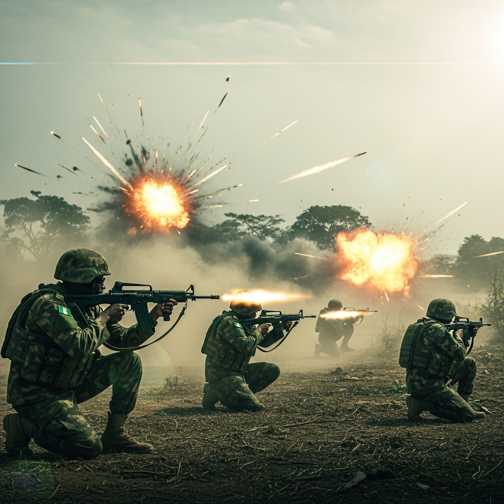 Troops Crush ISWAP Assault in Borno, Dozens of Insurgents Killed