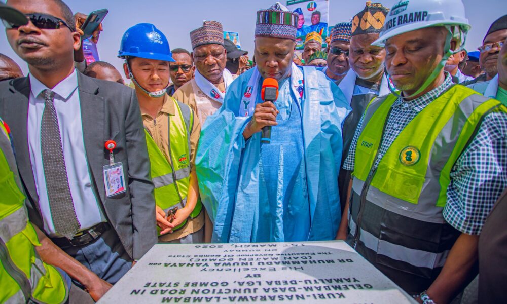 Gov. Yahaya Commissions 27km Road, Unveils Fresh Projects to Deepen Grassroots Development in Gombe