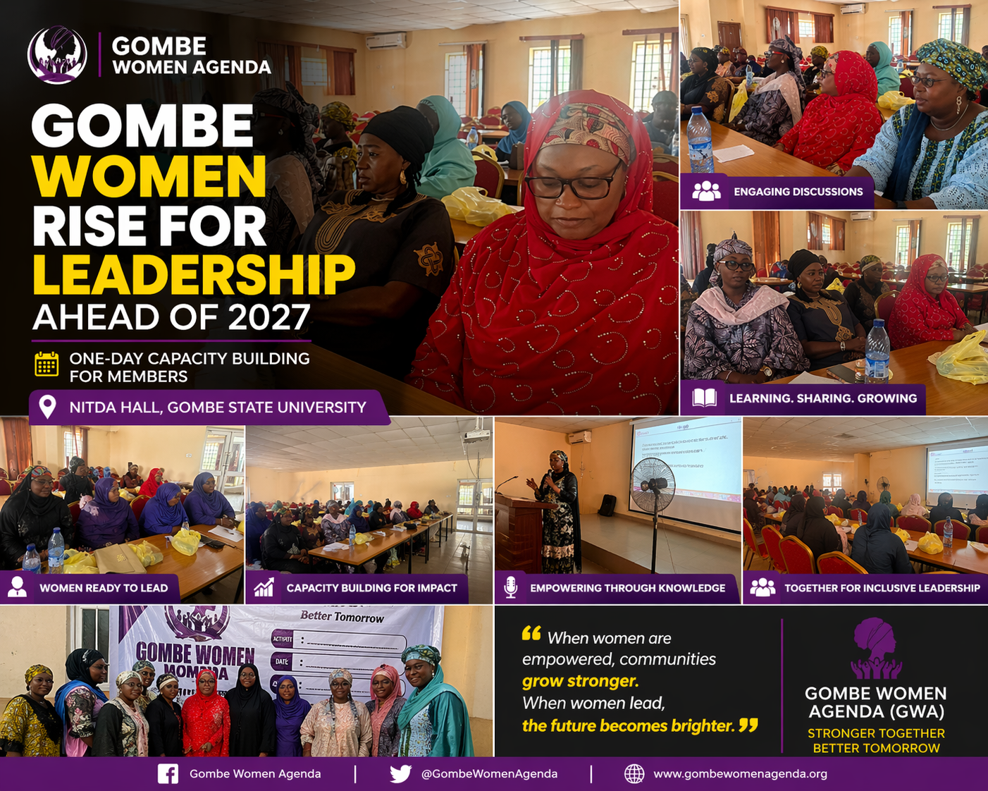 Gombe Women Agenda Trains Members, Targets Stronger Political Participation