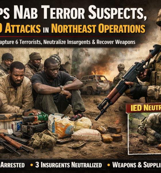 Troops Nab Six Terror Suspects, Foil IED Attacks in Northeast Operations