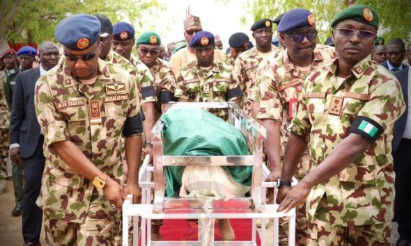 Tears and Tributes as Nigeria Buries Fallen Soldiers in Maiduguri