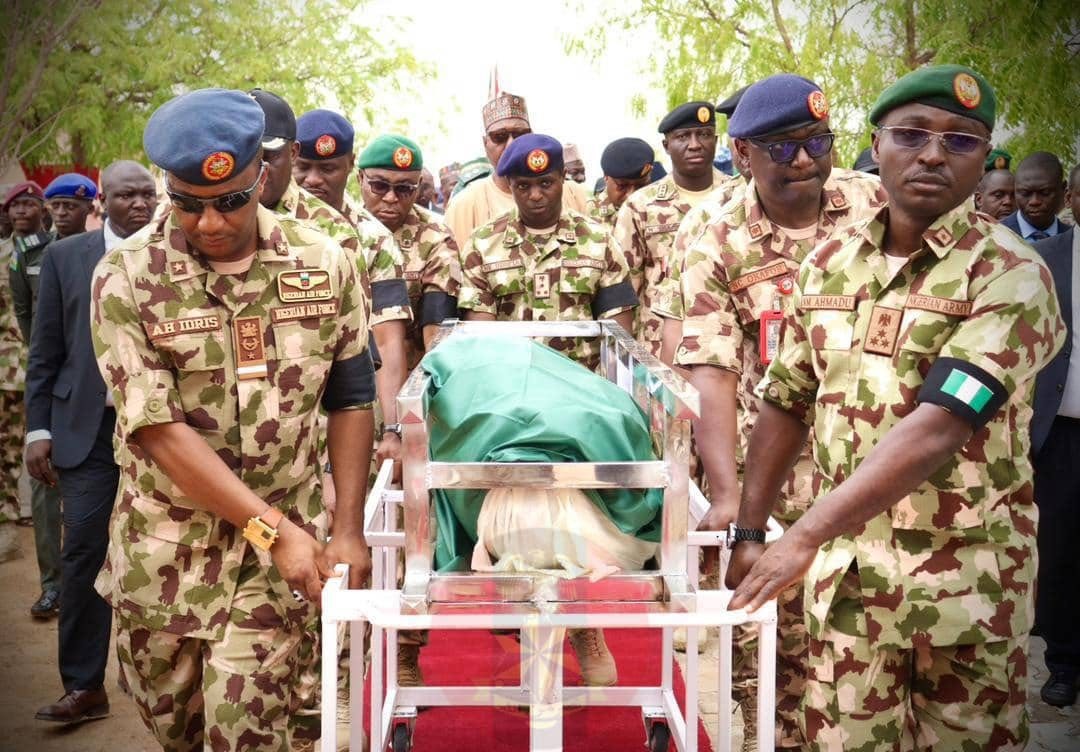 Tears and Tributes as Nigeria Buries Fallen Soldiers in Maiduguri