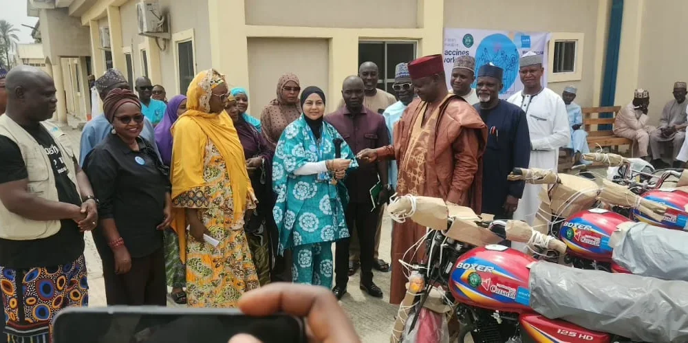   Bauchi Boosts Healthcare Outreach as UNICEF, Canada Donate 45 Motorcycles 