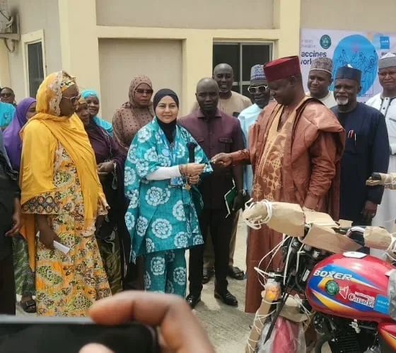   Bauchi Boosts Healthcare Outreach as UNICEF, Canada Donate 45 Motorcycles 