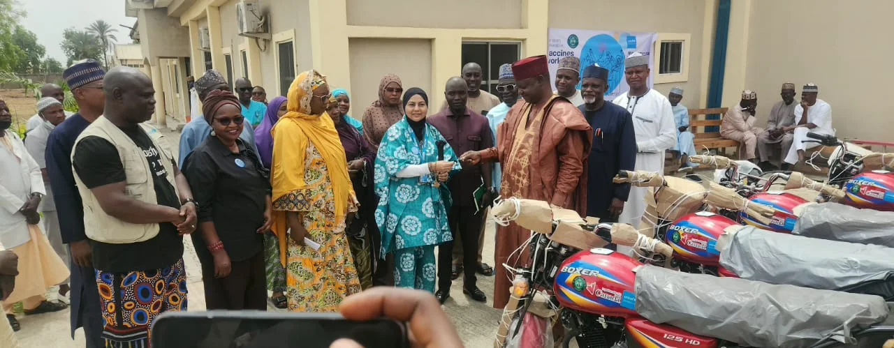   Bauchi Boosts Healthcare Outreach as UNICEF, Canada Donate 45 Motorcycles 