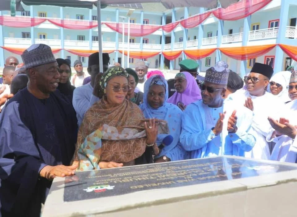 Tinubu Unveils Schools, Nurses’ Housing, Rolls Out Food Bank in Borno