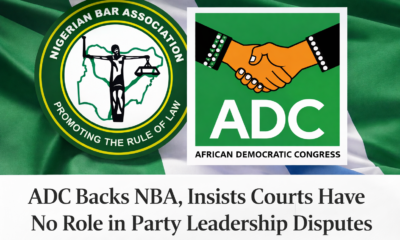 ADC Backs NBA, Insists Courts Have No Role in Party Leadership Disputes