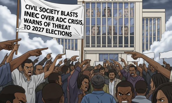 Civil Society Blasts INEC Over ADC Crisis, Warns of Threat to 2027 Elections