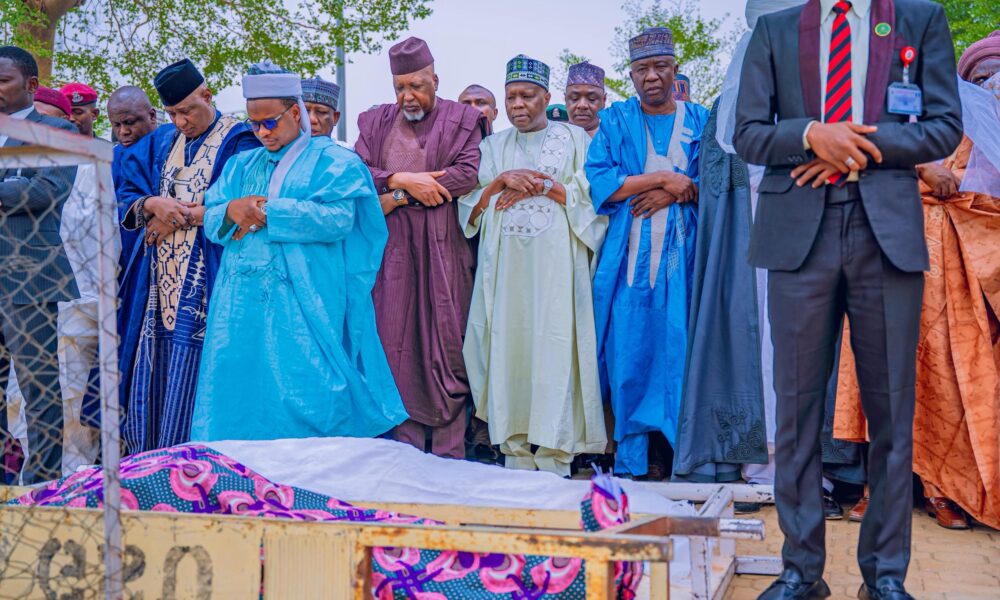 Inuwa Yahaya Pays Last Respect as Gombe Mourns Elder Statesman Manu Malala
