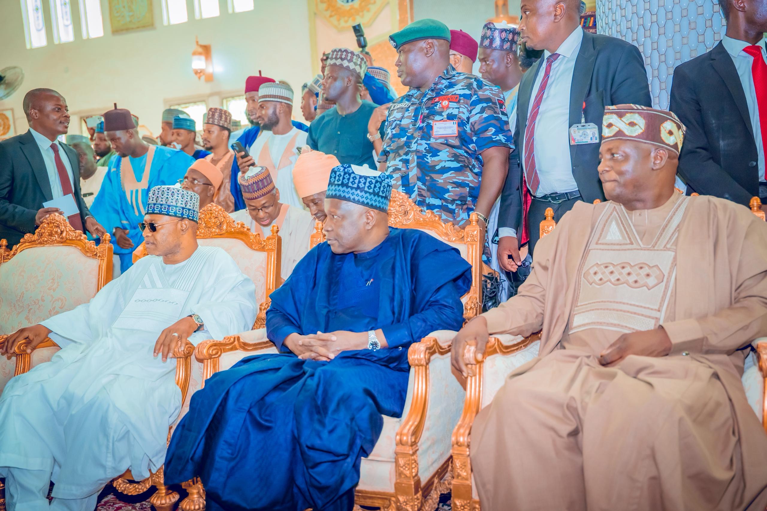 Inuwa Joins Dignitaries at Zulum Family Wedding, Tasks Couples on Faith, Responsibility