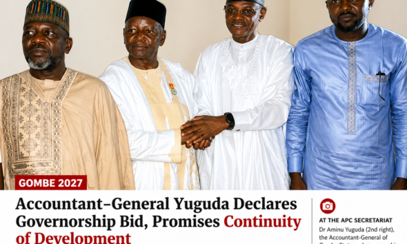 Gombe 2027: Dr Yuguda Joins Governorship Race, Promises to Deepen Ongoing Reforms