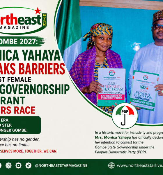 Gombe 2027: Monica Yahaya Breaks Barriers as First Female PDP Governorship Aspirant Enters Race