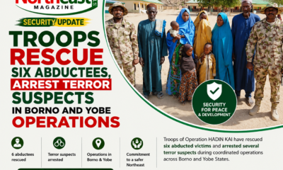 Troops Rescue Six Abductees, Arrest Terror Suspects in Borno and Yobe Operations