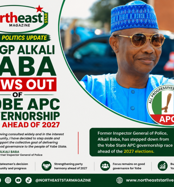 Ex-IGP Alkali Baba Bows Out of Yobe APC Governorship Race Ahead of 2027