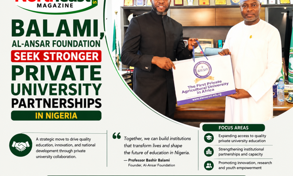 Balami, Al-Ansar Foundation Seek Stronger Private University Partnerships in Nigeria