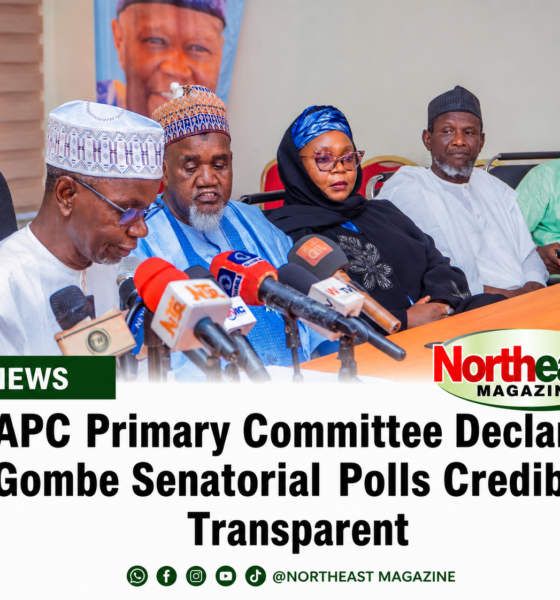 APC Primary Committee Declares Gombe Senatorial Polls Credible, Transparent