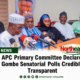 APC Primary Committee Declares Gombe Senatorial Polls Credible, Transparent