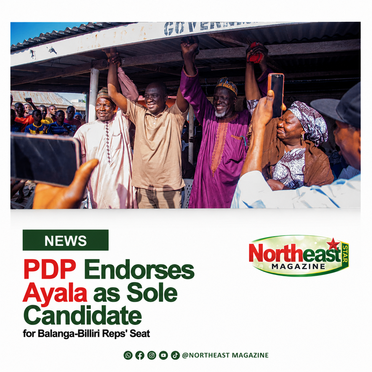 PDP Endorses Ayala as Sole Candidate for Balanga-Billiri Reps' Seat