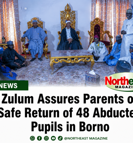 Zulum Assures Parents of Safe Return of 48 Abducted Pupils in Borno