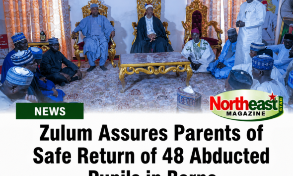 Zulum Assures Parents of Safe Return of 48 Abducted Pupils in Borno