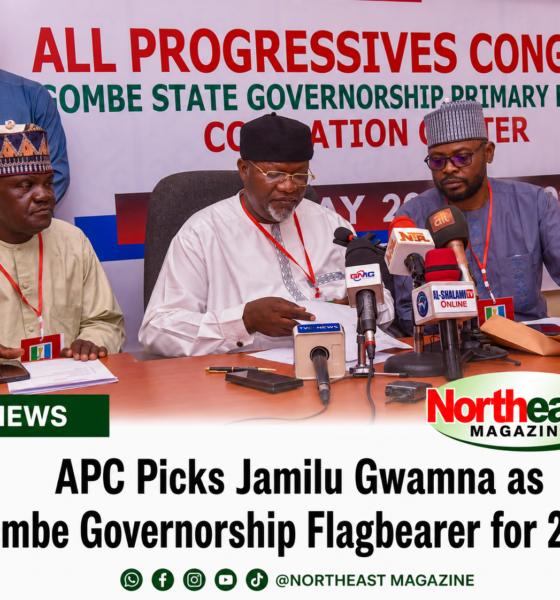 APC Picks Jamilu Gwamna as Gombe Governorship Flagbearer for 2027