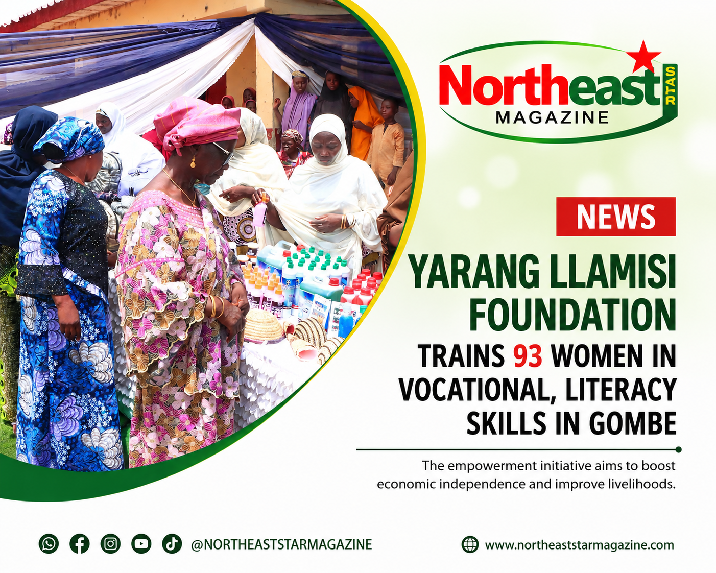Yarang Llamisi Foundation trains 93 women in vocational, literacy skills in Gombe