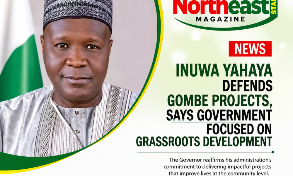 Inuwa Yahaya Defends Gombe Projects, Says Government Focused on Grassroots Development