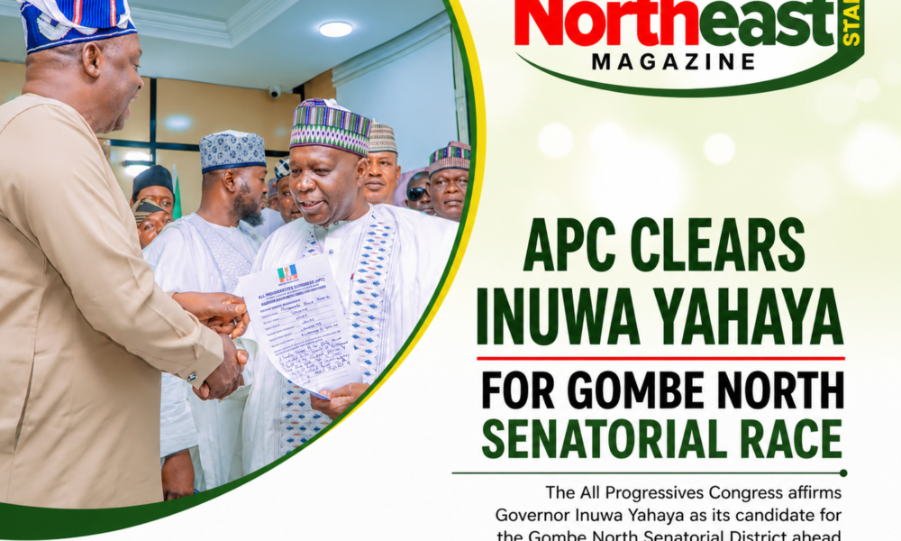 APC Clears Inuwa Yahaya for Gombe North Senatorial Race