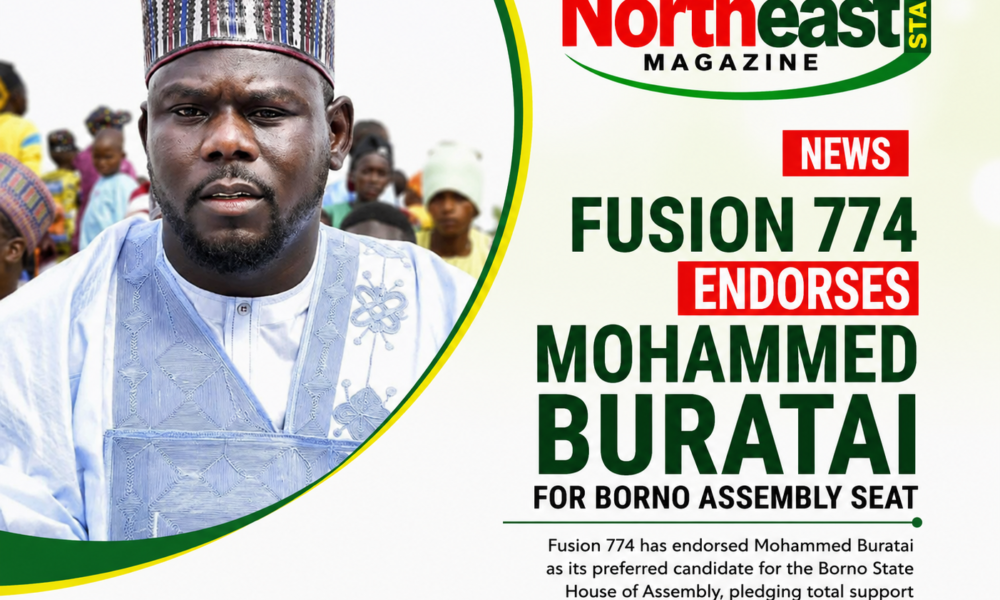 Fusion 774 Endorses Mohammed Buratai for Borno Assembly Seat