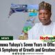 Gov. Inuwa Yahaya’s Seven Years in Office: A Symphony of Growth and Greatness
