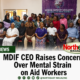 MDIF CEO Raises Concern Over Mental Strain on Aid Workers
