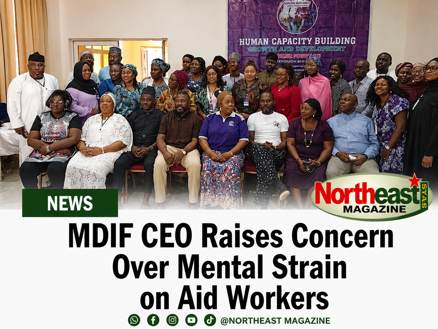 MDIF CEO Raises Concern Over Mental Strain on Aid Workers