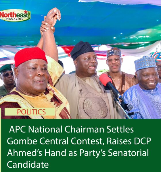 APC National Chairman Settles Gombe Central Contest, Raises DCP Ahmed’s Hand as Party’s Senatorial Candidate