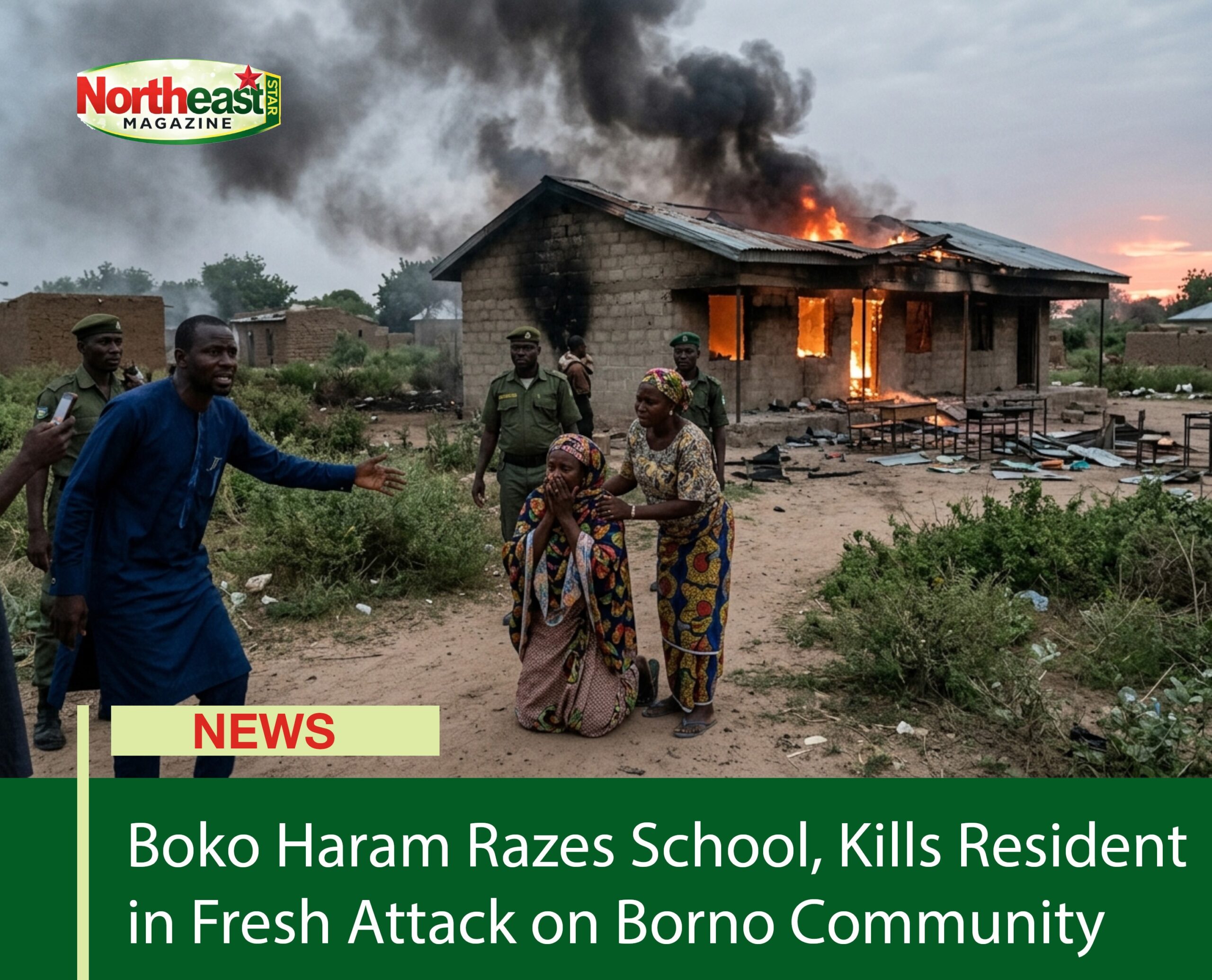Boko Haram Razes School, Kills Resident in Fresh Attack on Borno Community