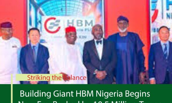 Building Giant HBM Nigeria Begins New Era, Backed by 10.5 Million-Tonne Cement Capacity