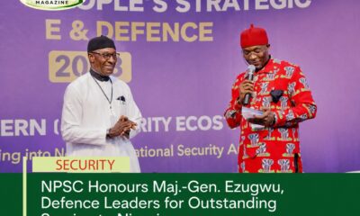 NPSC Honours Maj.-Gen. Ezugwu, Defence Leaders for Outstanding Service to Nigeria