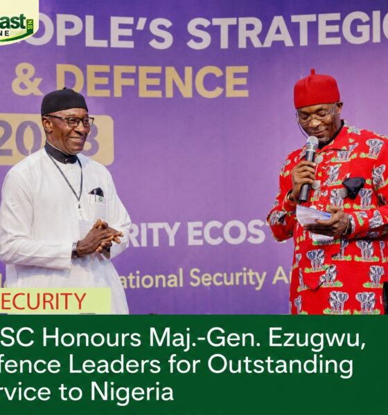 NPSC Honours Maj.-Gen. Ezugwu, Defence Leaders for Outstanding Service to Nigeria