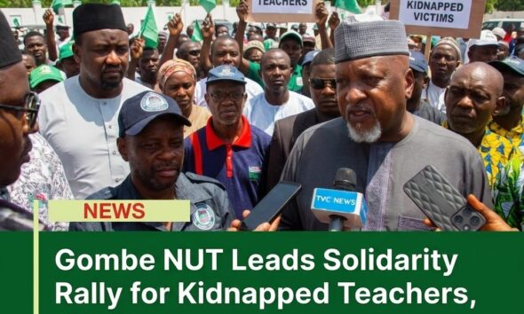 Gombe NUT Leads Solidarity Rally for Kidnapped Teachers, Students