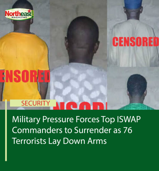 Military Pressure Forces Top ISWAP Commanders to Surrender as 76 Terrorists Lay Down Arms