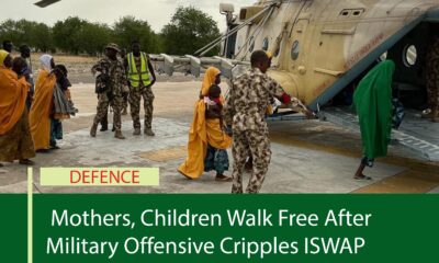 Mothers, Children Walk Free After Military Offensive Cripples ISWAP Enclave